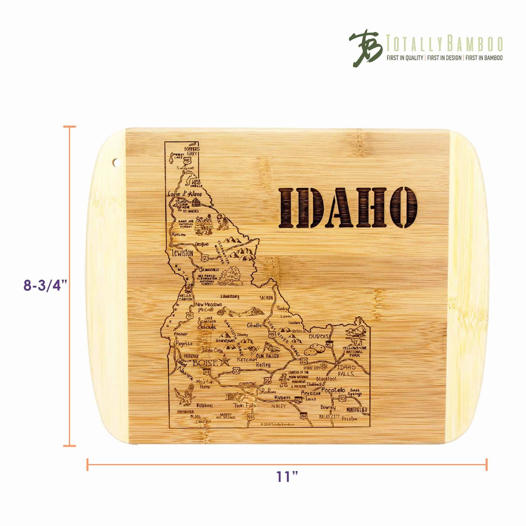 A Slice of Life Idaho Cutting Board, 11" x 8-3/4"