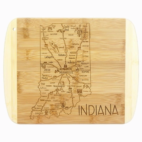 A Slice of Life Indiana Cutting Board, 11" x 8-3/4" cutting board,chopping board,kitchen tools