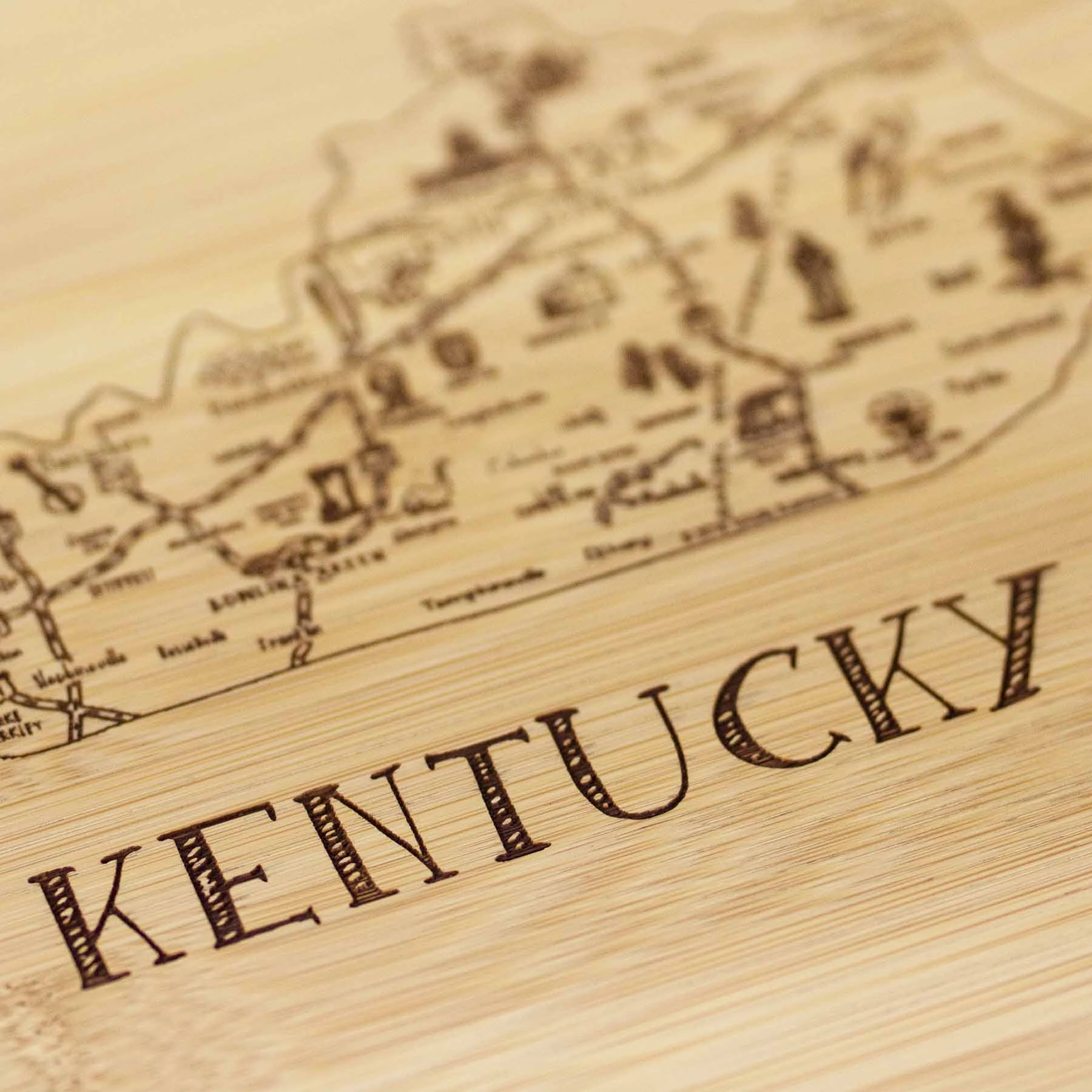 A Slice of Life Kentucky Cutting Board, 11" x 8-3/4"