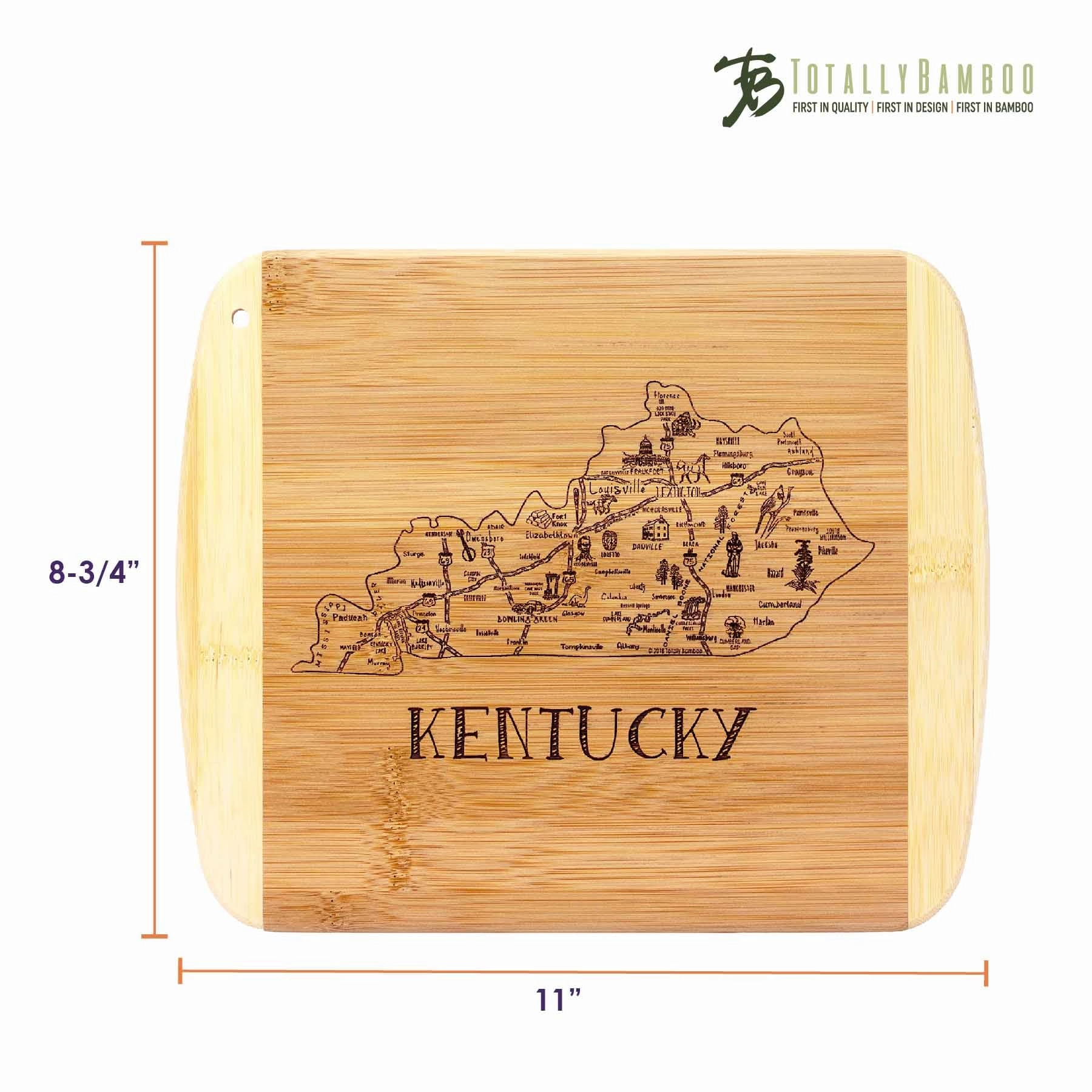 A Slice of Life Kentucky Cutting Board, 11" x 8-3/4"