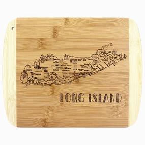 A Slice of Life Long Island Cutting Board, 11" x 8-3/4" cutting board,chopping board,kitchen tools