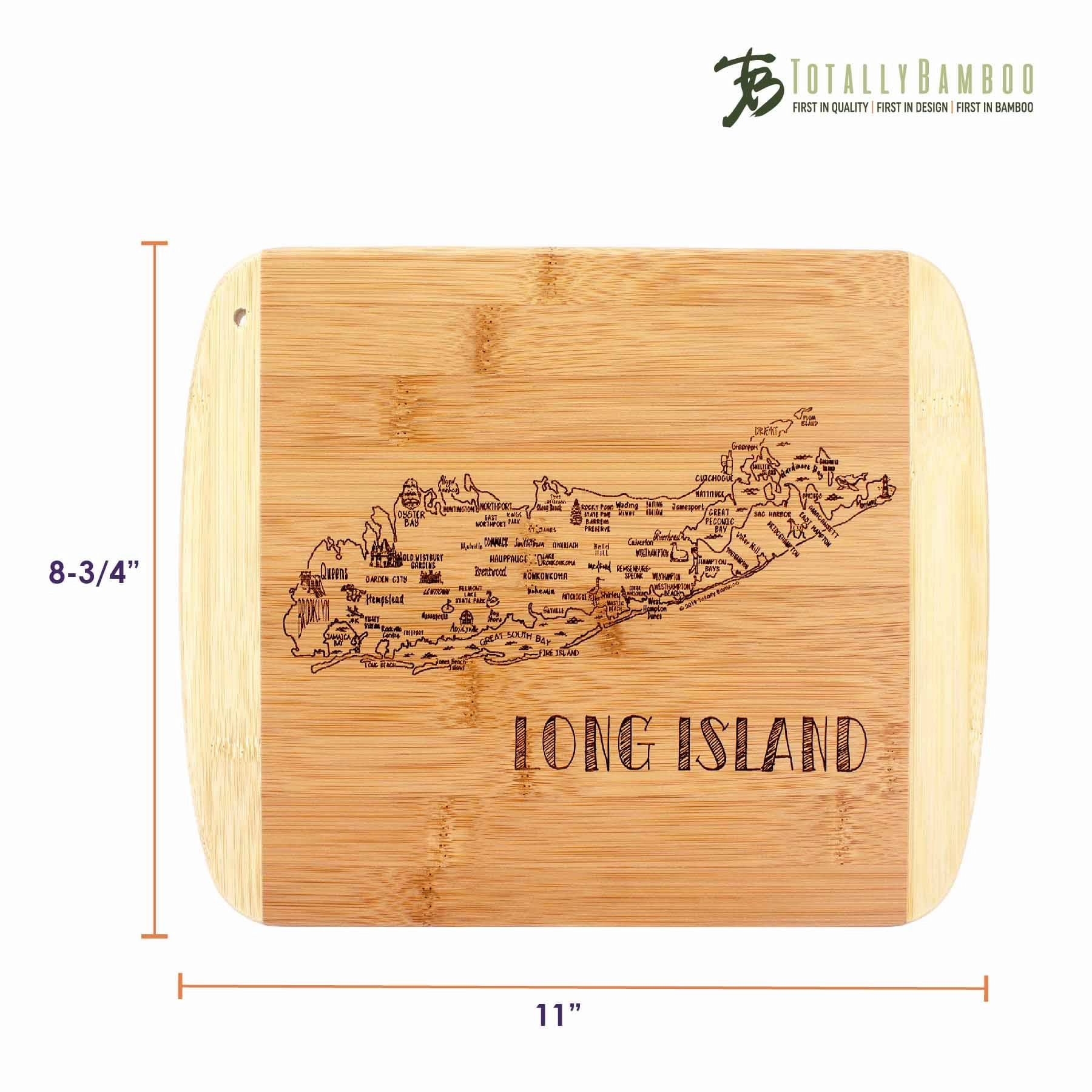 A Slice of Life Long Island Cutting Board, 11" x 8-3/4"