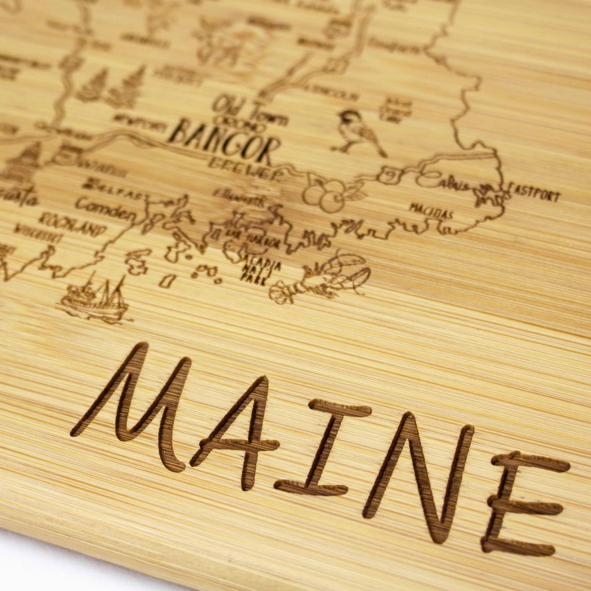 A Slice of Life Maine Cutting Board, 11" x 8-3/4"
