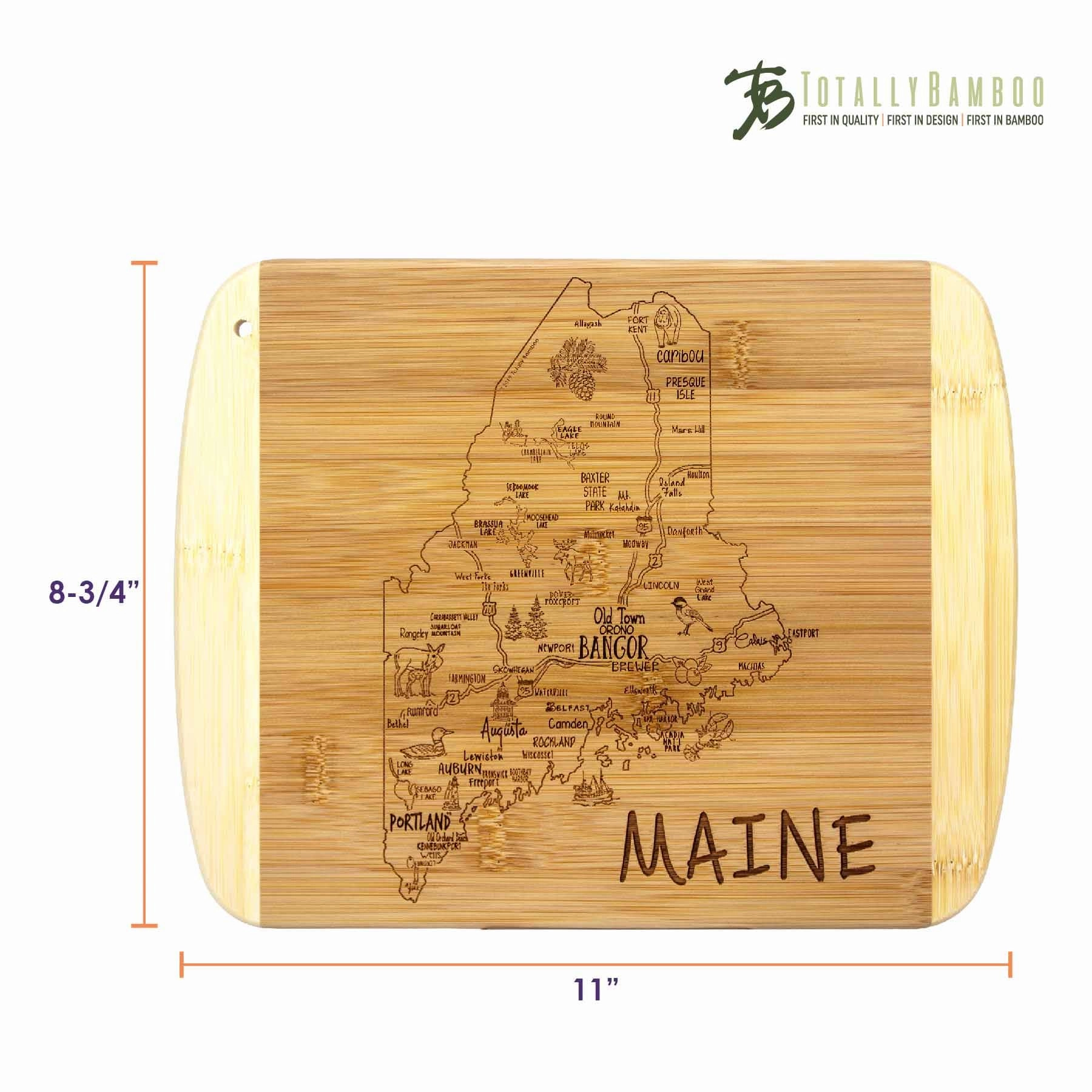 A Slice of Life Maine Cutting Board, 11" x 8-3/4"