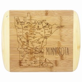 A Slice of Life Minnesota Cutting Board, 11" x 8-3/4" cutting board,chopping board,kitchen tools