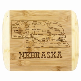 A Slice of Life Nebraska Cutting Board, 11" x 8-3/4" cutting board,chopping board,kitchen tools