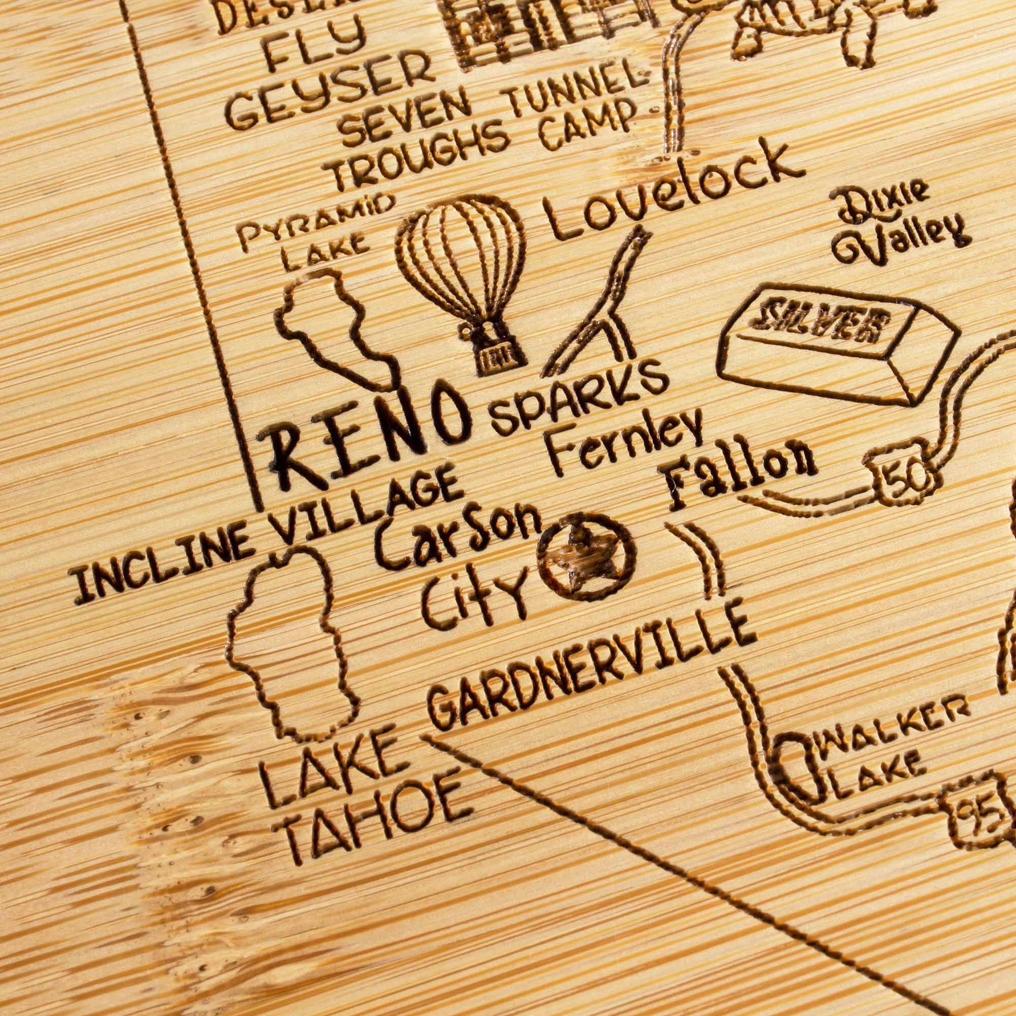 A Slice of Life Nevada Cutting Board, 11" x 8-3/4"