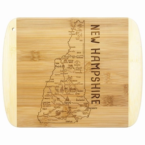 A Slice of Life New Hampshire Cutting Board, 11" x 8-3/4" cutting board,chopping board,kitchen tools
