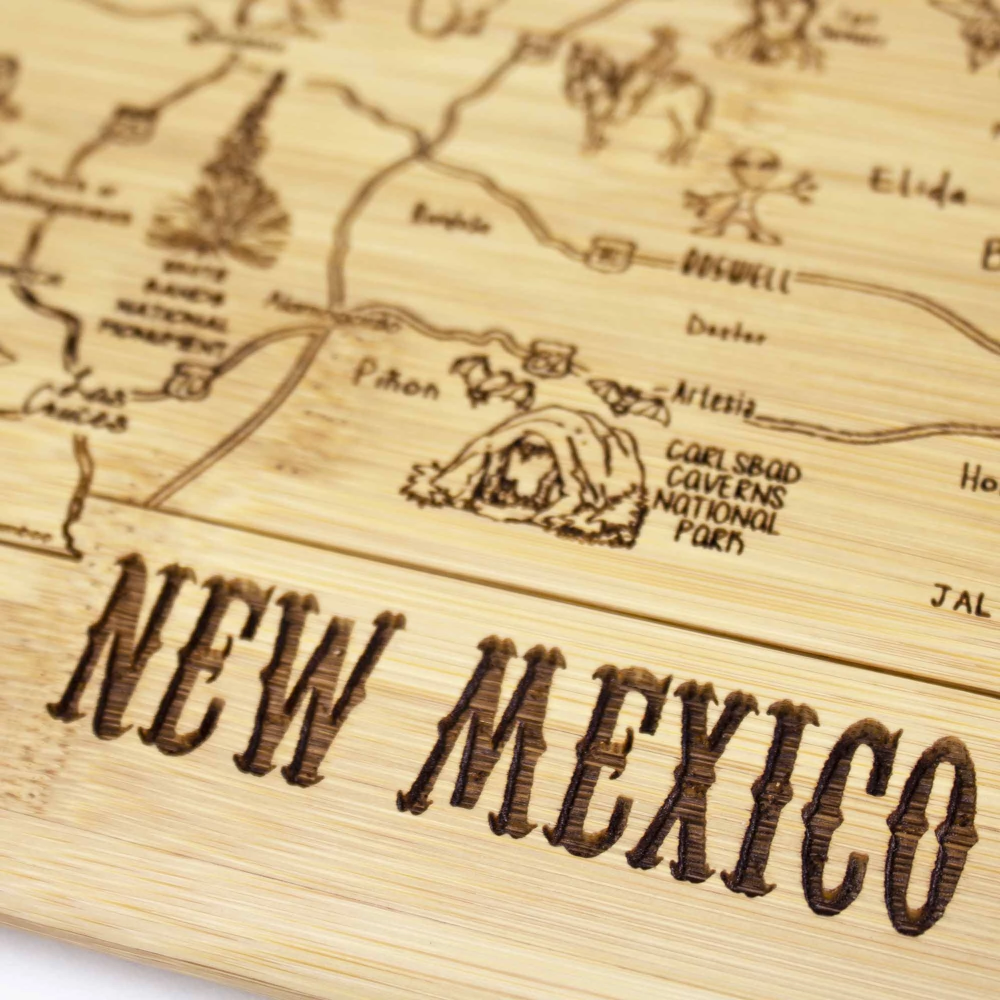 A Slice of Life New Mexico Cutting Board, 11" x 8-3/4"