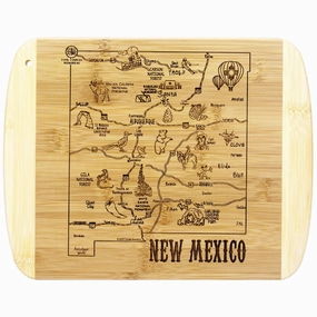 A Slice of Life New Mexico Cutting Board, 11" x 8-3/4" cutting board,chopping board,kitchen tools