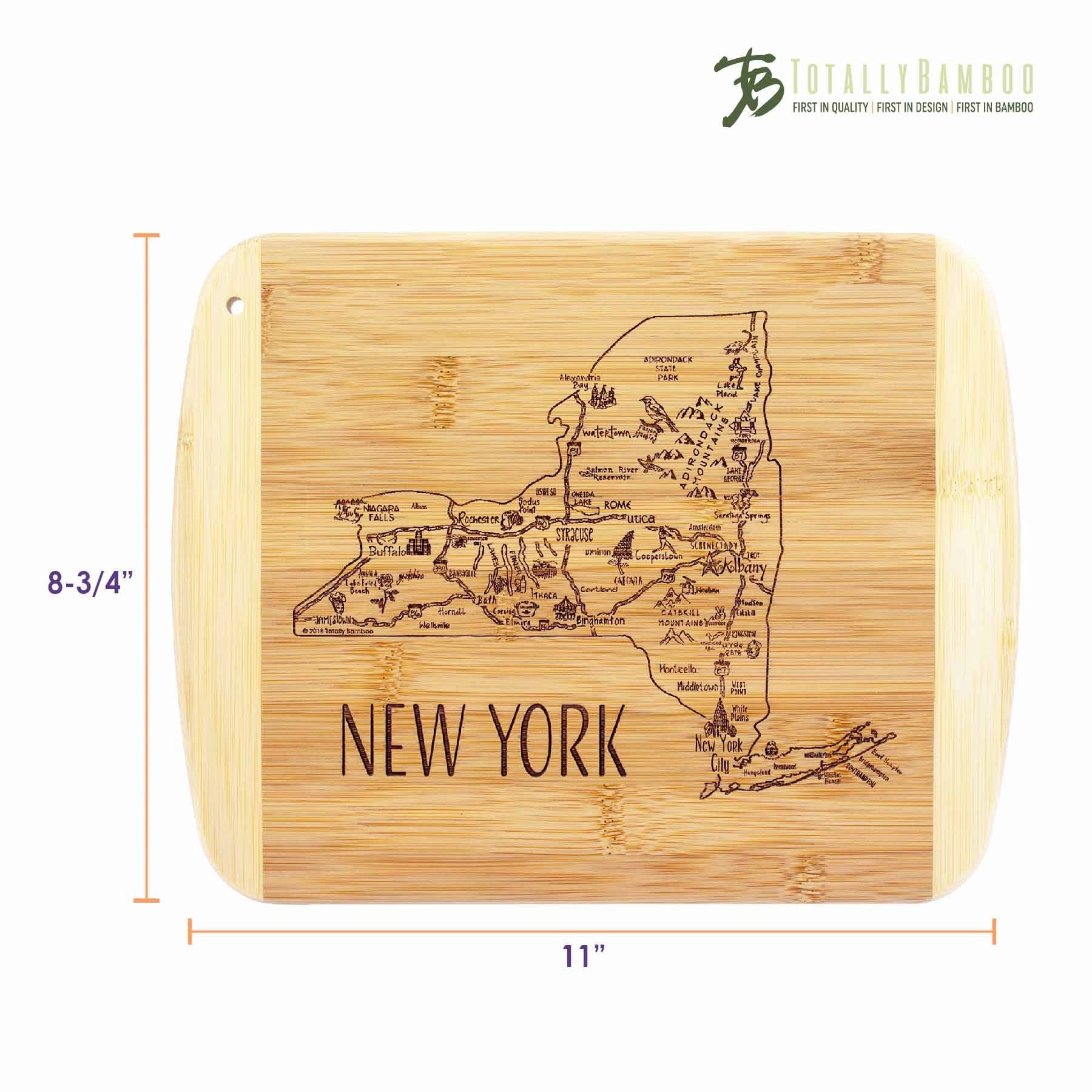 A Slice of Life New York Cutting Board, 11" x 8-3/4"