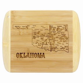 A Slice of Life Oklahoma Cutting Board, 11" x 8-3/4" cutting board,chopping board,kitchen tools