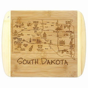 A Slice of Life South Dakota Cutting Board, 11" x 8-3/4" cutting board,chopping board,kitchen tools