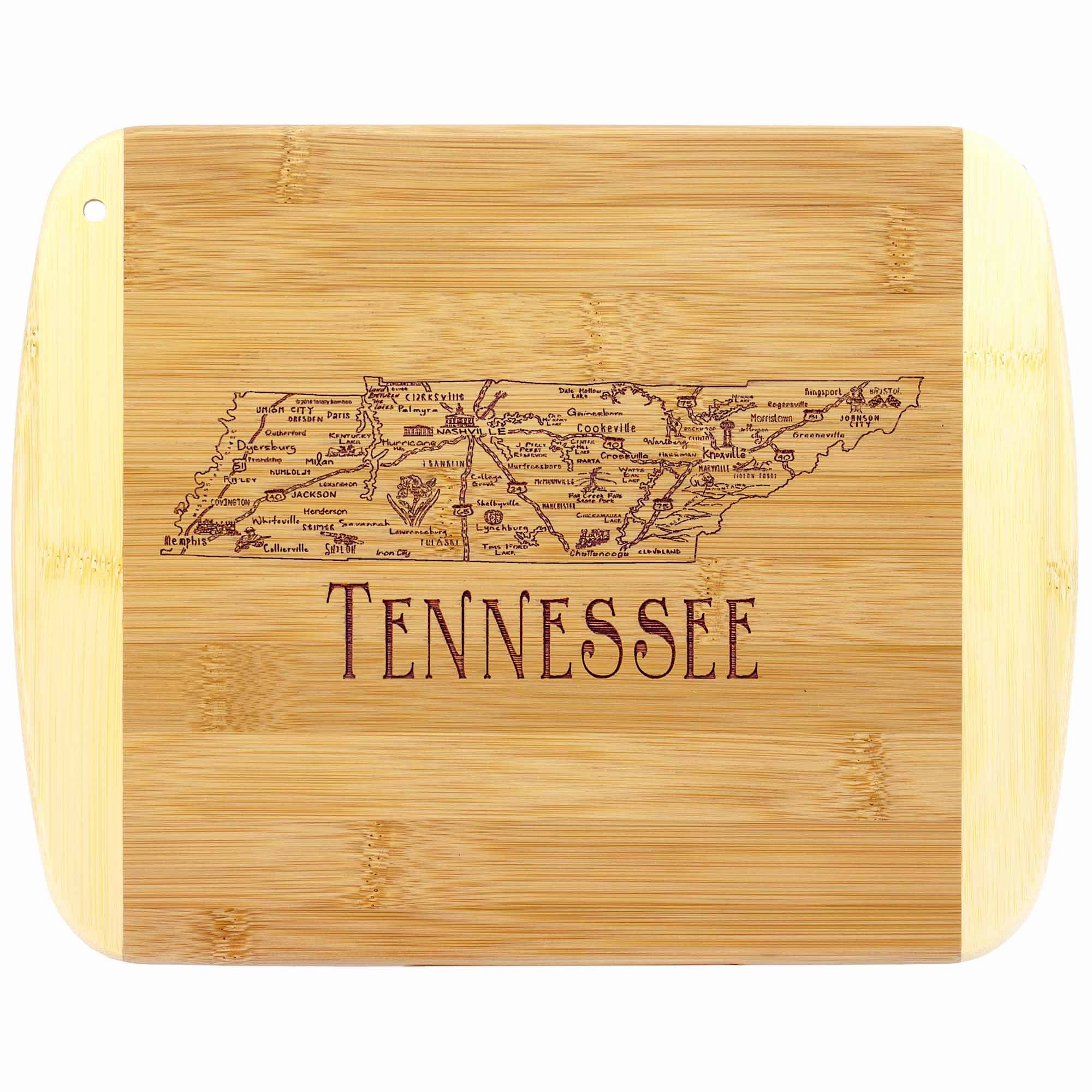 A Slice of Life Tennessee Cutting Board, 11" x 8-3/4" cutting board,chopping board,kitchen tools