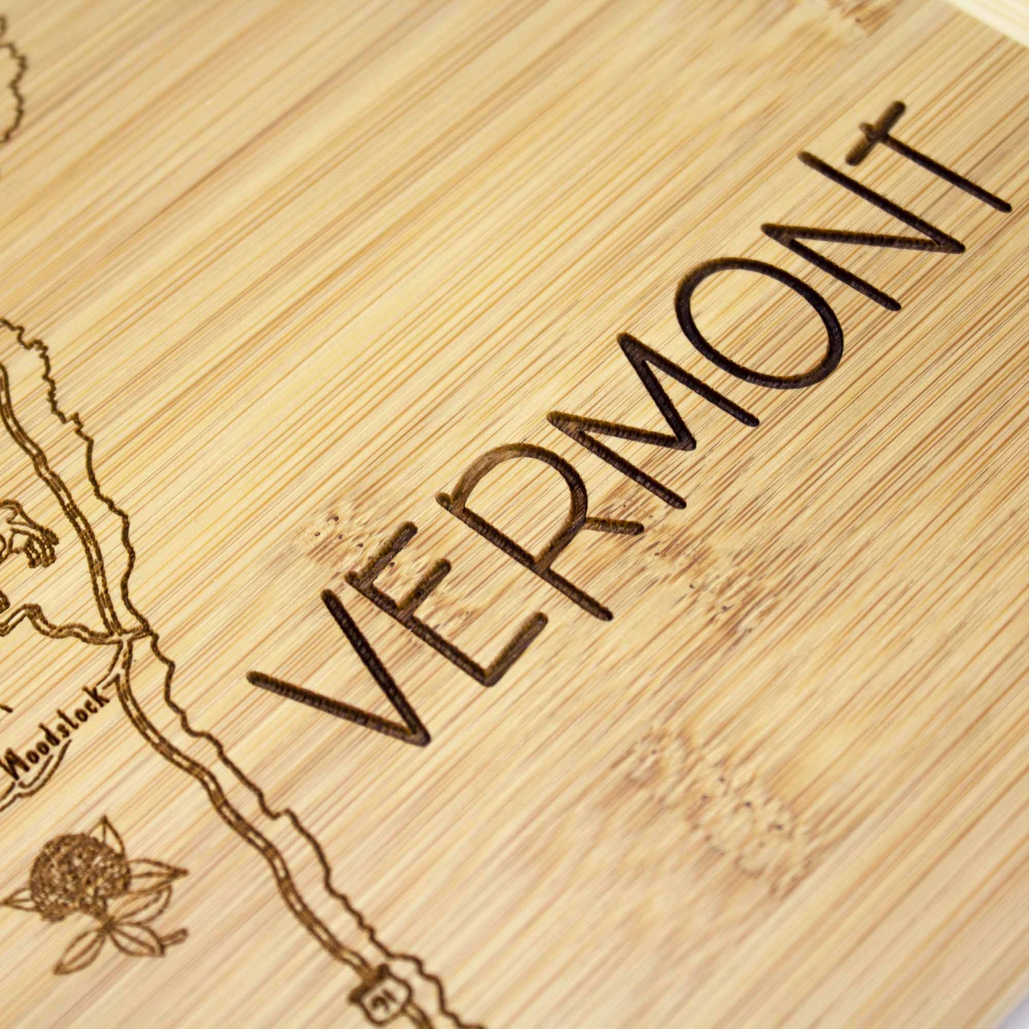A Slice of Life Vermont Cutting Board, 11" x 8-3/4"