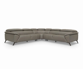Abella Leather Sectional sofa,couch,living room furniture
