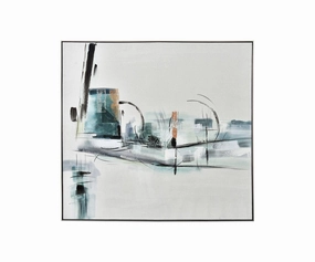 Abstract Fjords Oil Painting dining table,kitchen table,dining room furniture