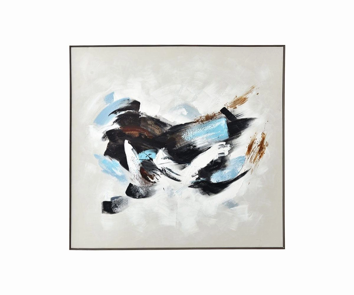 Abstract Flurry Oil Painting dining table,kitchen table,dining room furniture