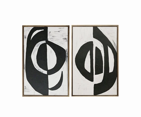 Abstract Glimpses Wall Art Set dining table,kitchen table,dining room furniture