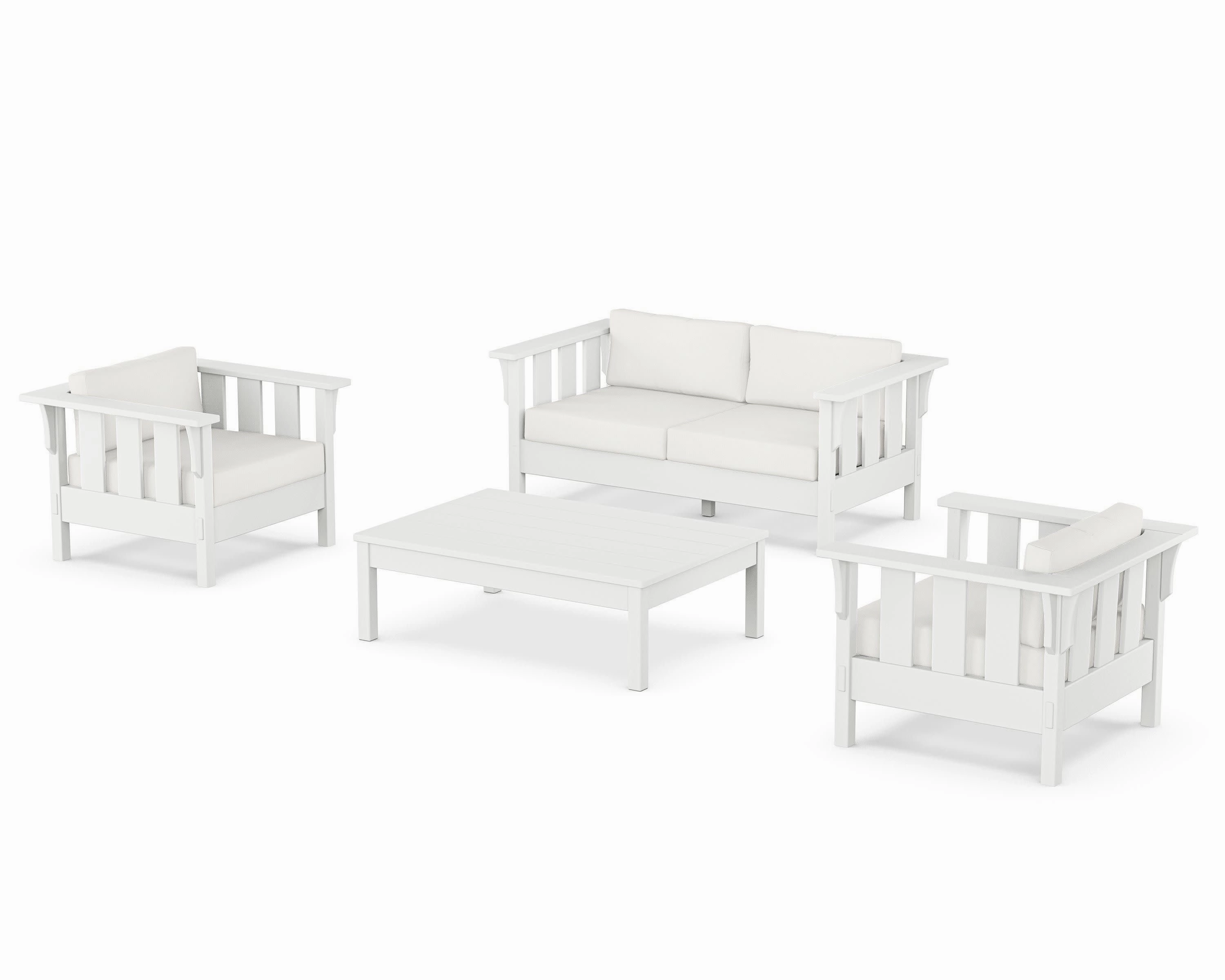 Acadia 4-Piece Deep Seating Set with Loveseat
