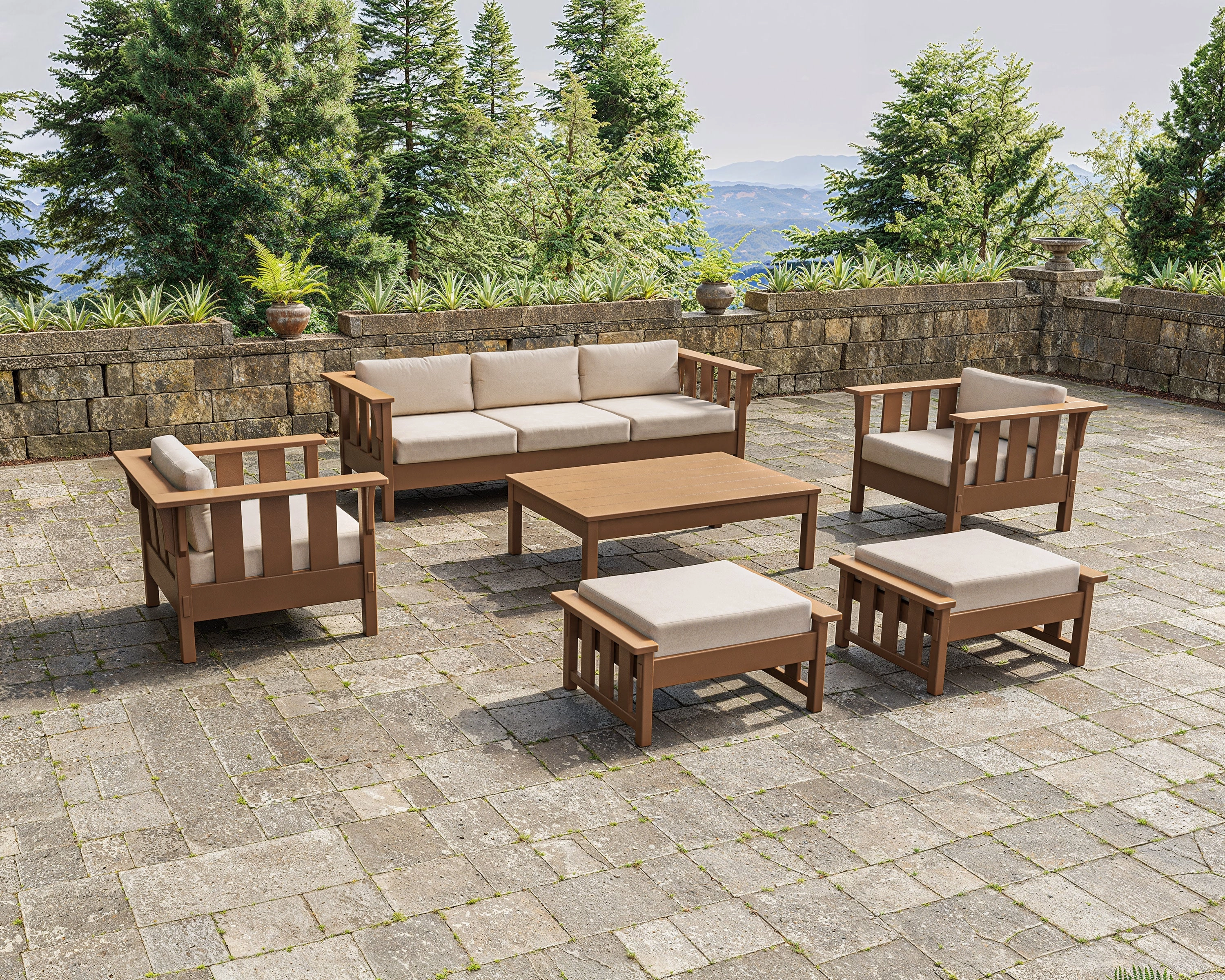 Acadia 6-Piece Lounge Sofa Set