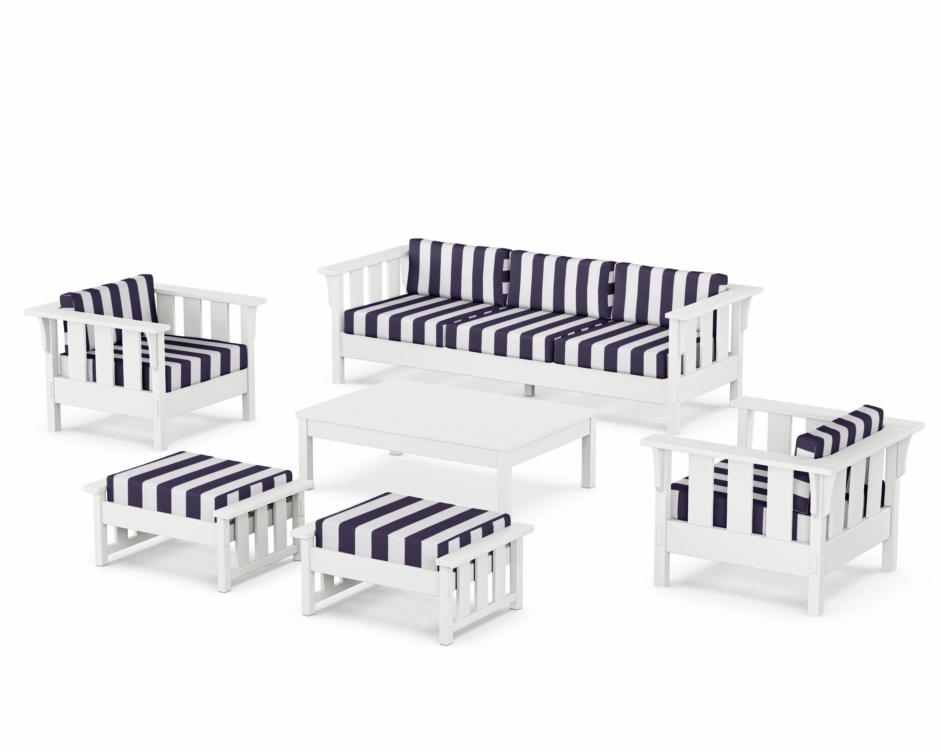 Acadia 6-Piece Lounge Sofa Set
