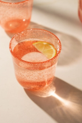 Acrylic Coral Pink Picnic Tumbler kitchenware,kitchen essentials,cooking tools