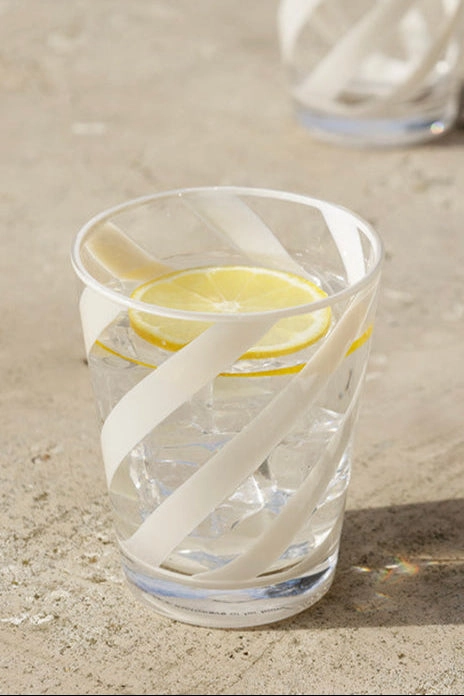 Acrylic Cream Spiral Water Tumbler kitchenware,kitchen essentials,cooking tools