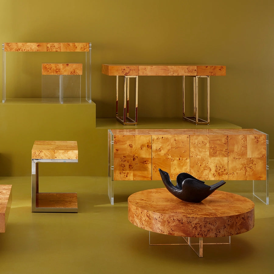 Acrylic Legged Mappa Desk | Jonathan Adler Bond