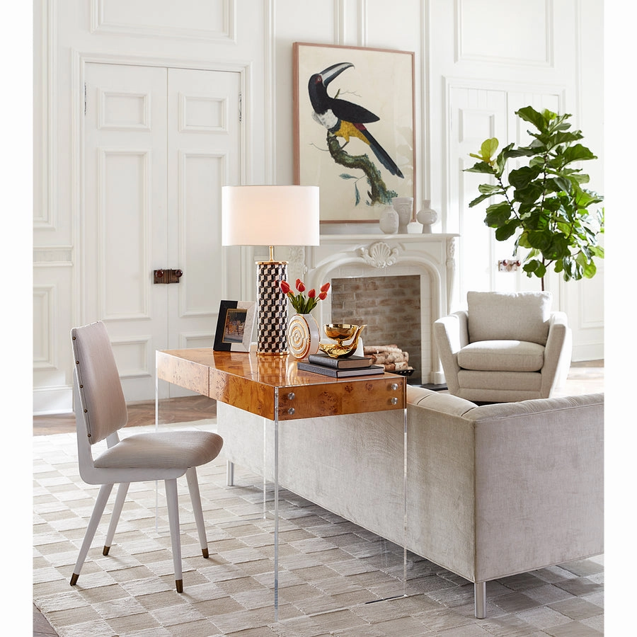 Acrylic Legged Mappa Desk | Jonathan Adler Bond