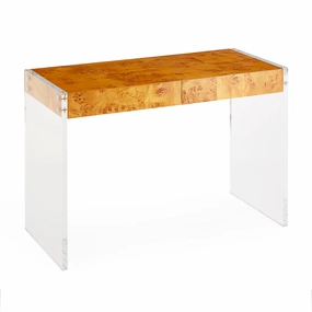 Acrylic Legged Mappa Desk | Jonathan Adler Bond desk,home desk,workstation