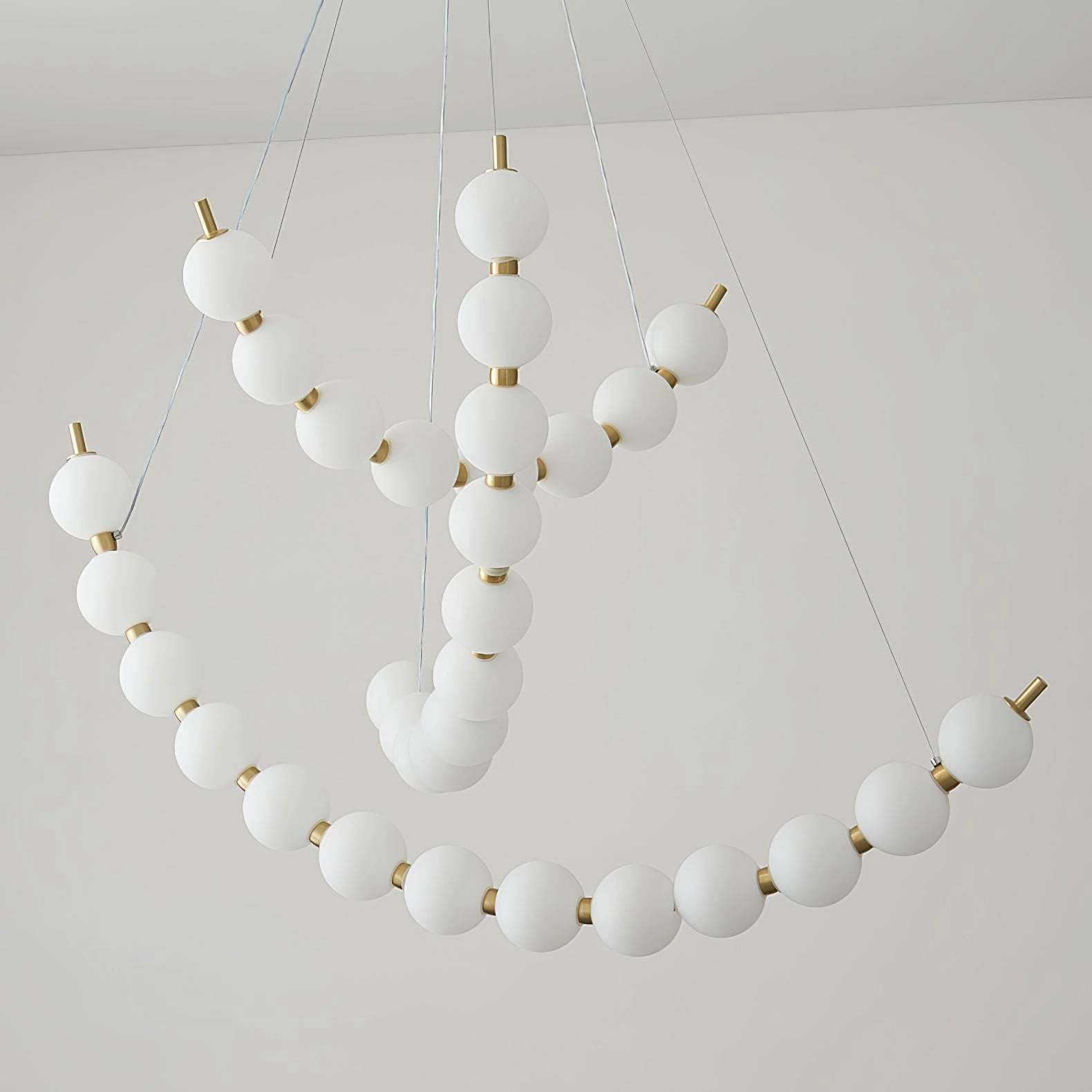 Acrylic Pearls Chandelier