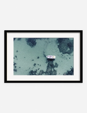 Aerial Ocean Bliss Photography Print by Ingrid Beddoes wall art,canvas print,home wall decor
