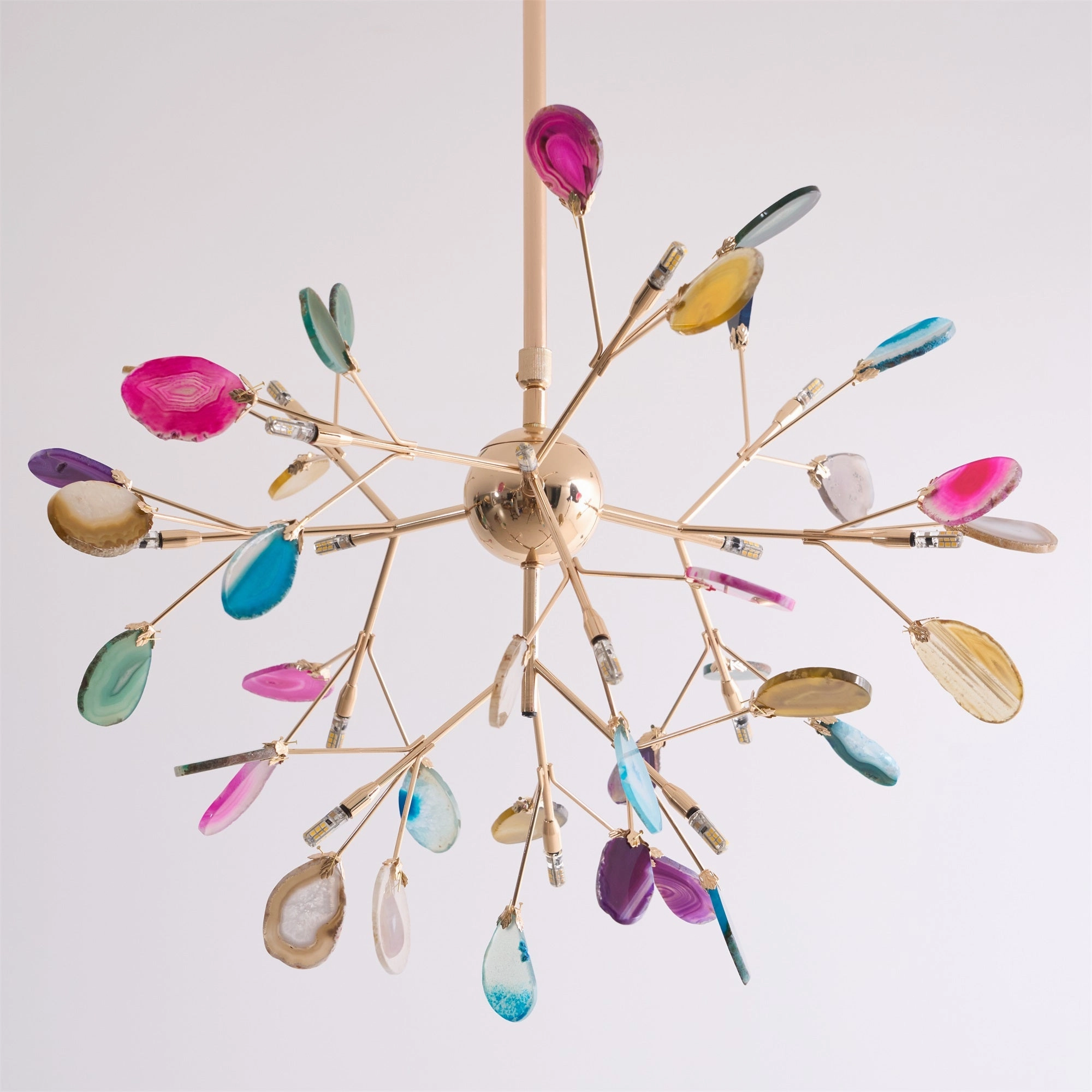 Agate Flake Chandelier