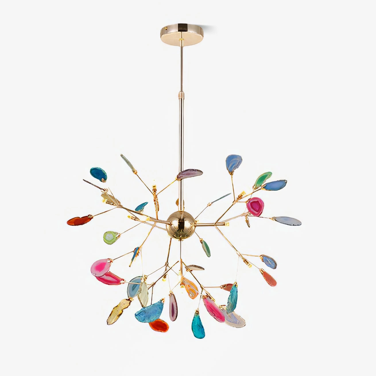 Agate Flake Chandelier