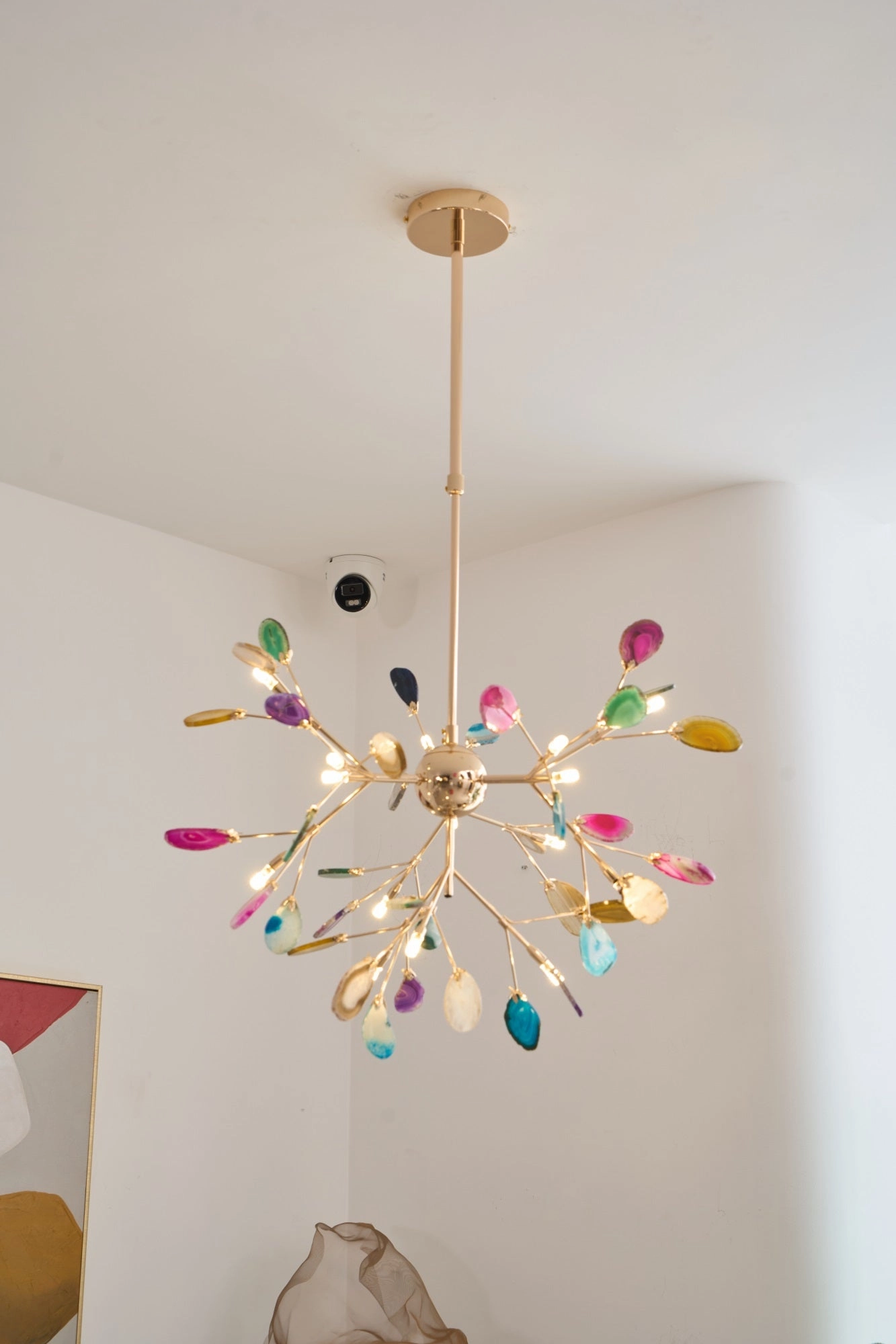 Agate Flake Chandelier