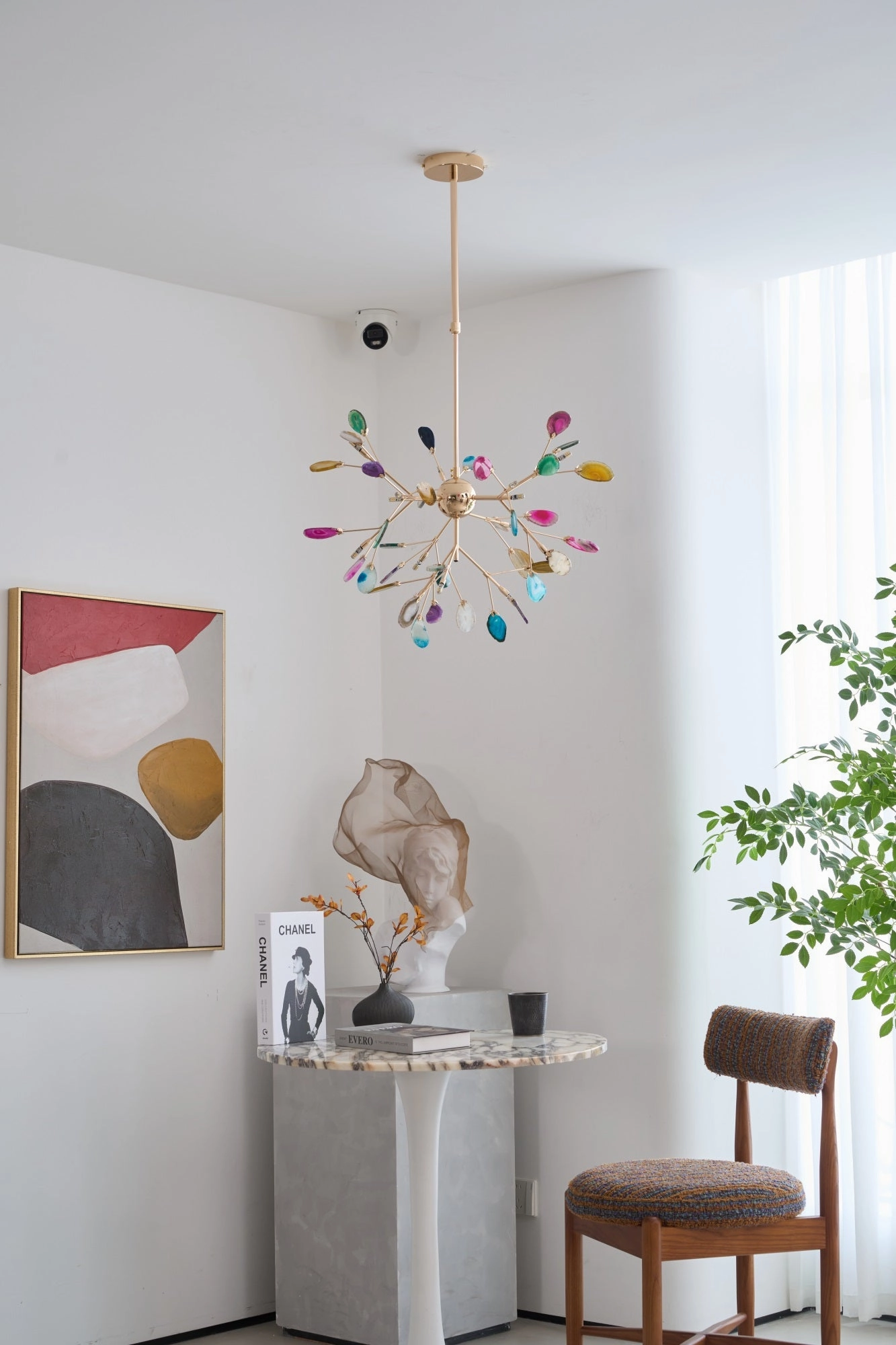 Agate Flake Chandelier