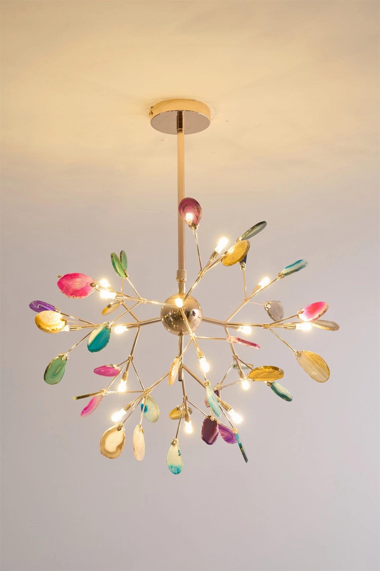 Agate Flake Chandelier