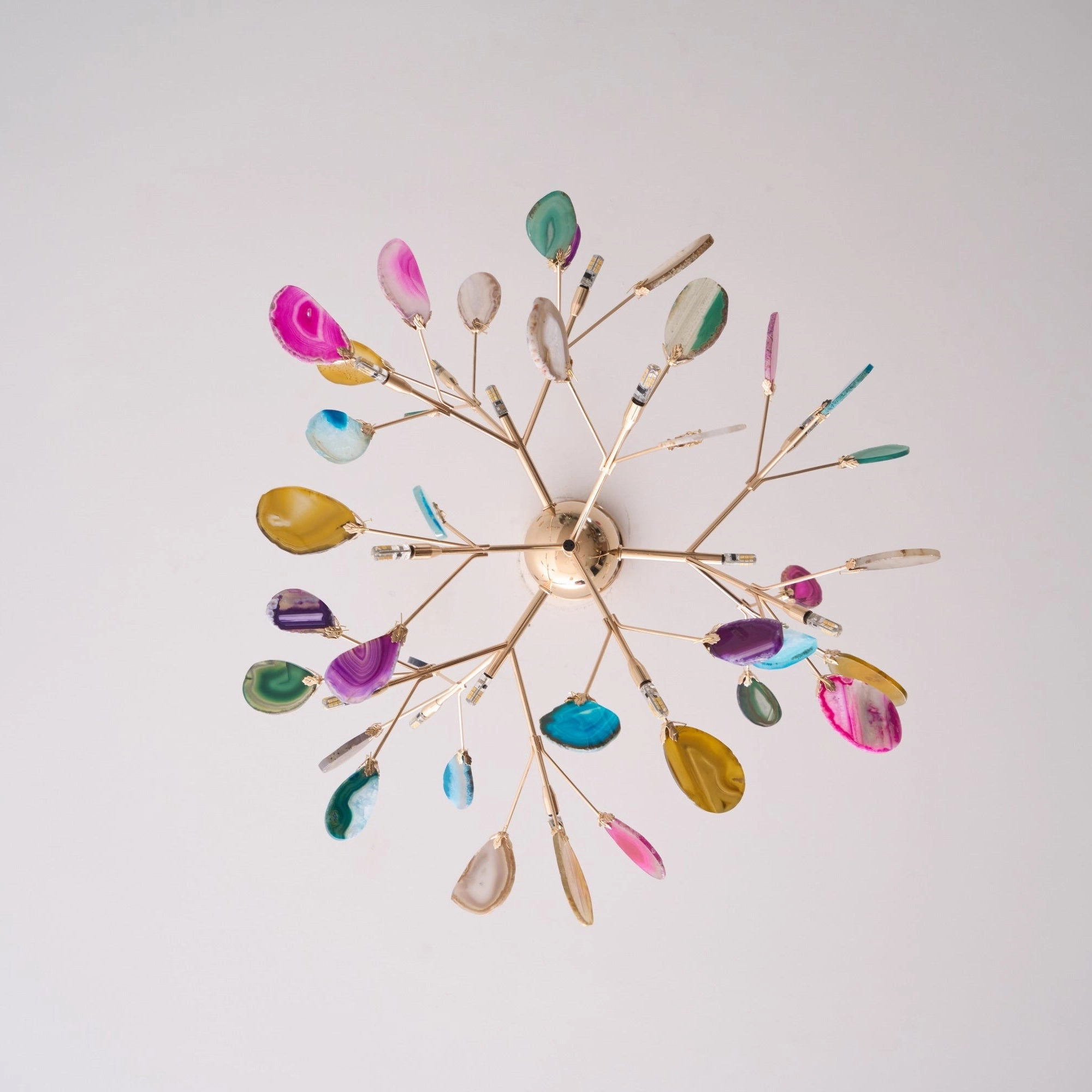 Agate Flake Chandelier