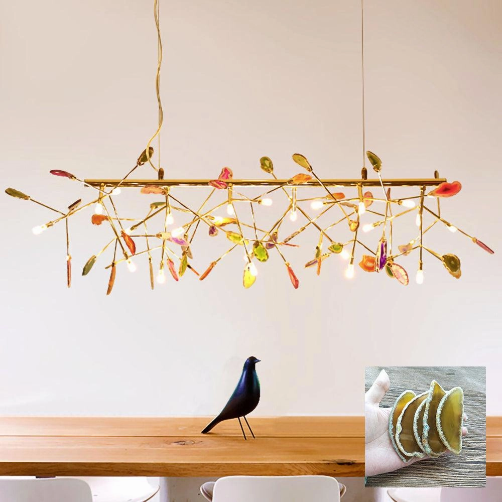Agate Flake Chandelier