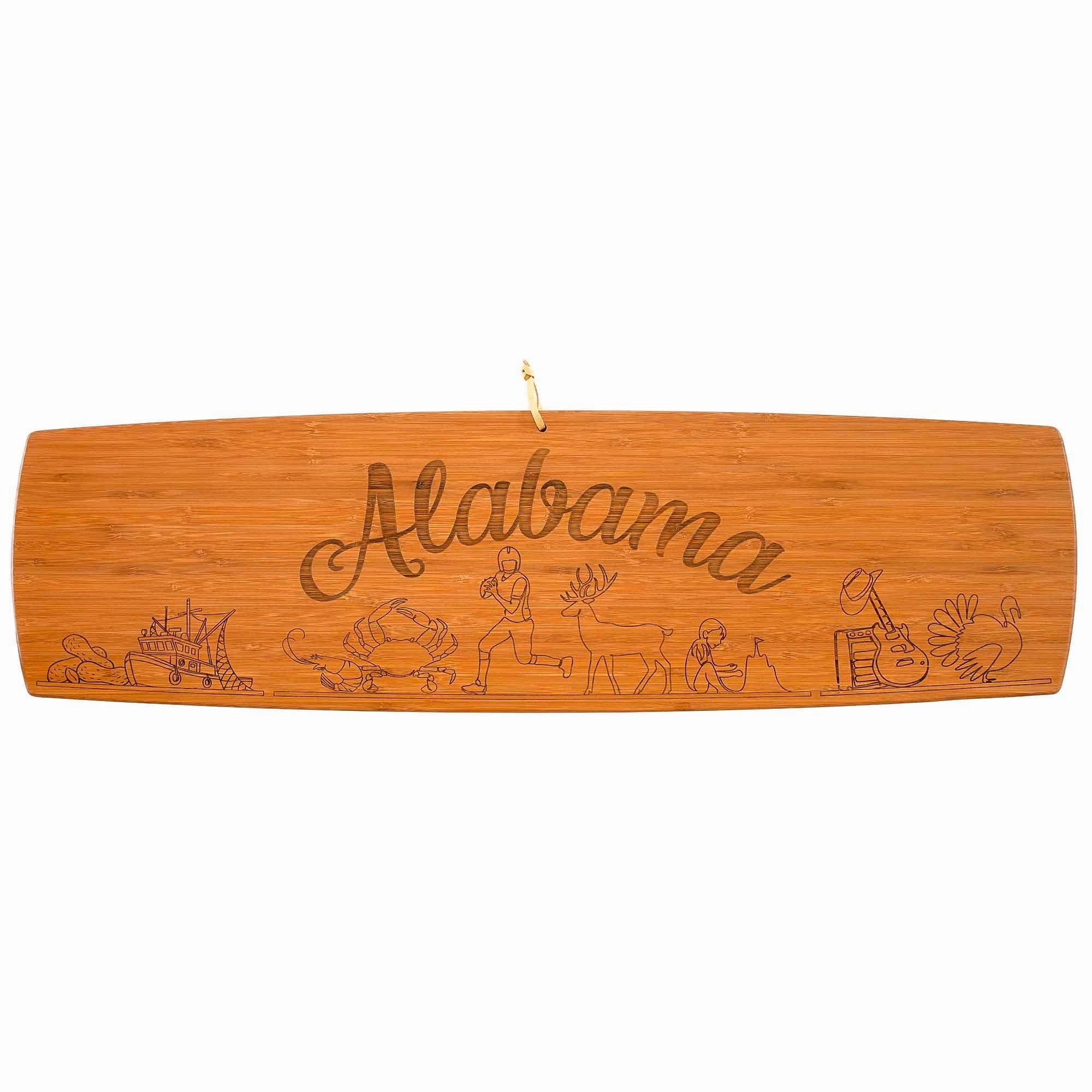 Alabama Engraved XL Charcuterie Board, 30" x 8-1/2" cutting board,chopping board,kitchen tools