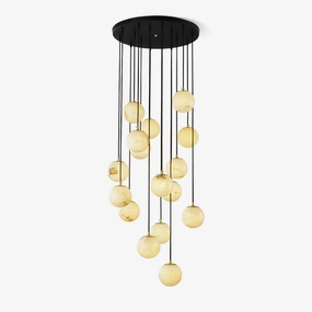 Alabaster Balls Cluster Chandelier chandelier,ceiling light,decorative lighting