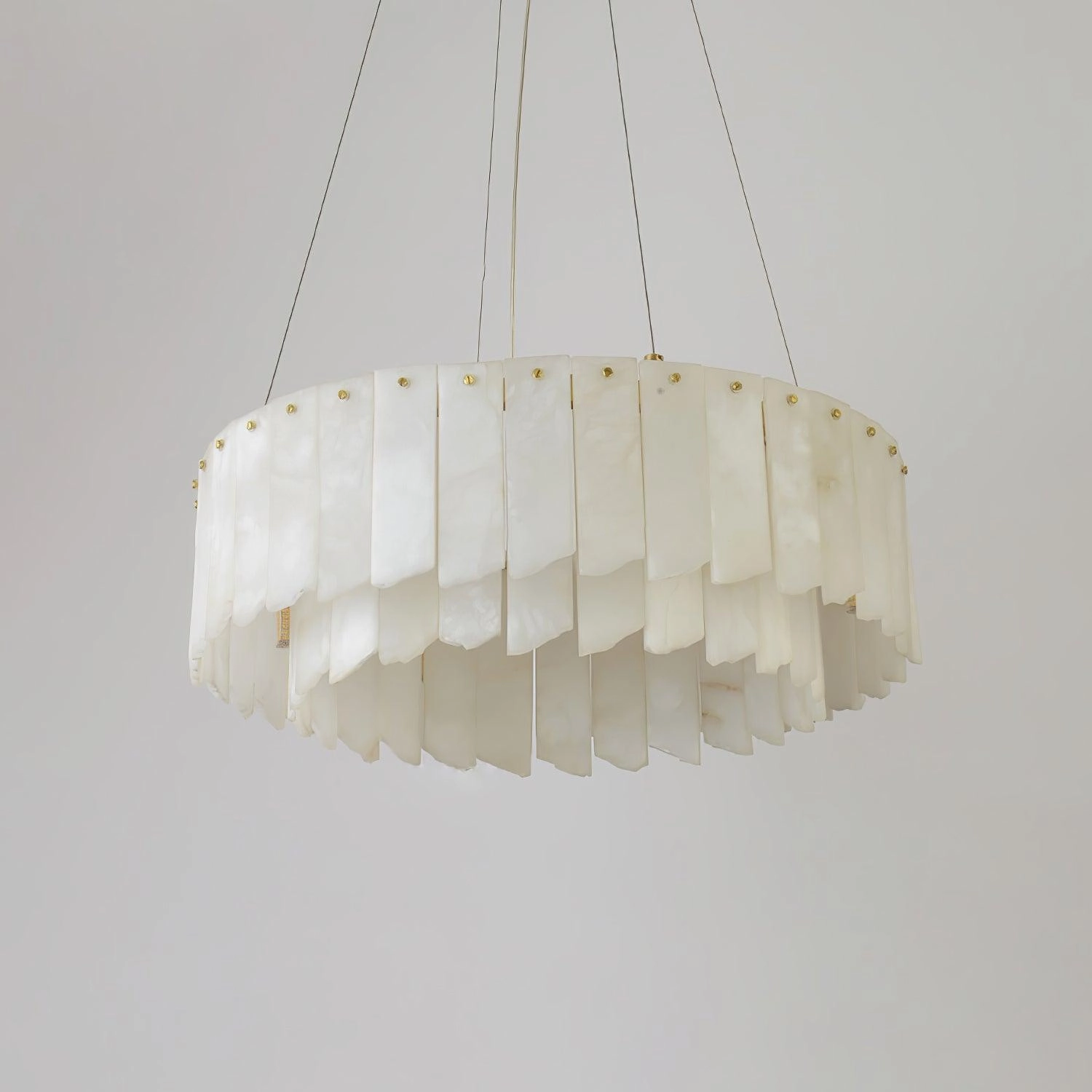 Alabaster Cascade Tiered Chandelier