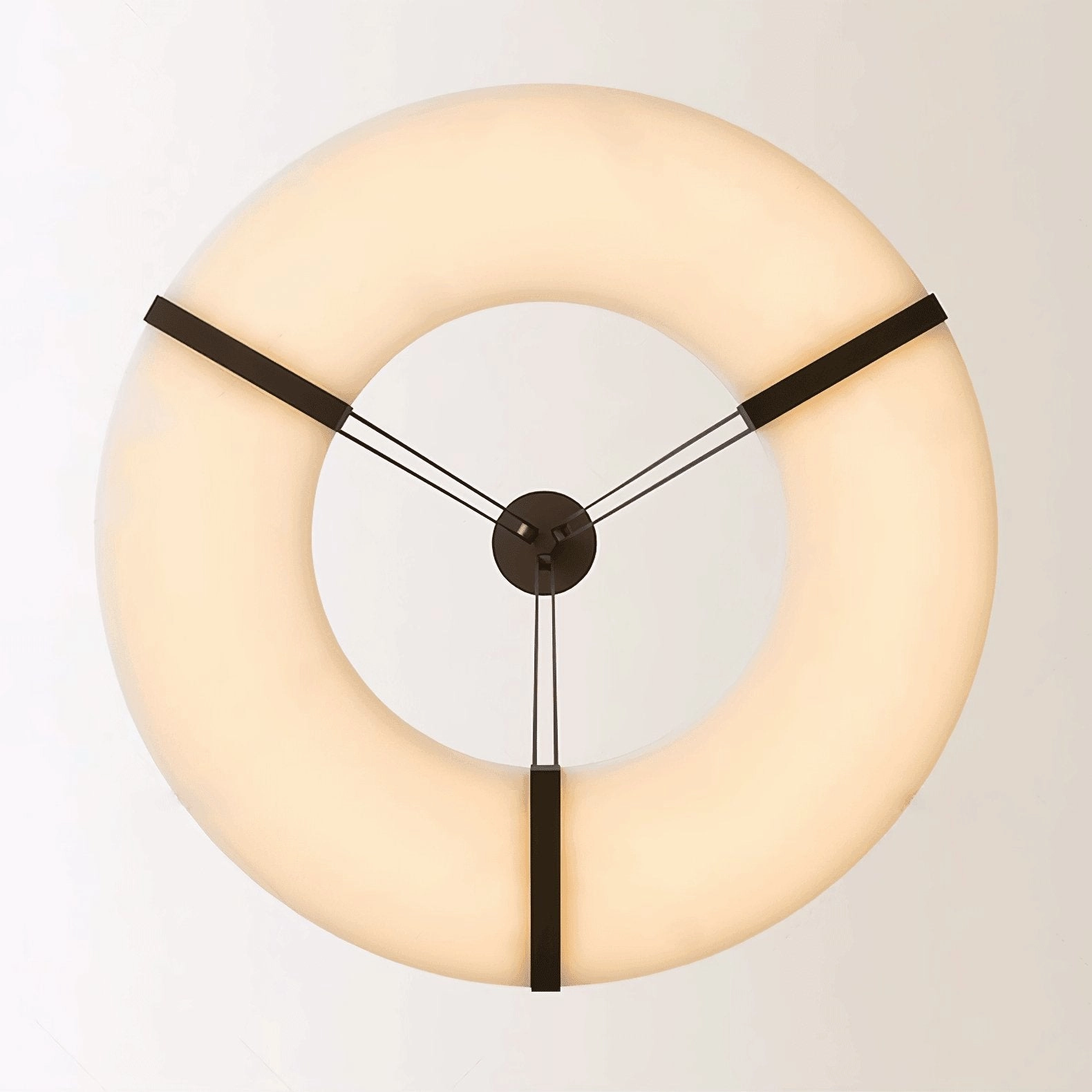 Alabaster Halo Pendant Light