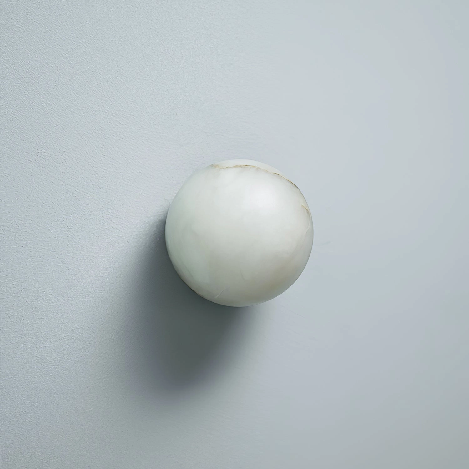 Alabaster Mini Orb Wall Lamp
