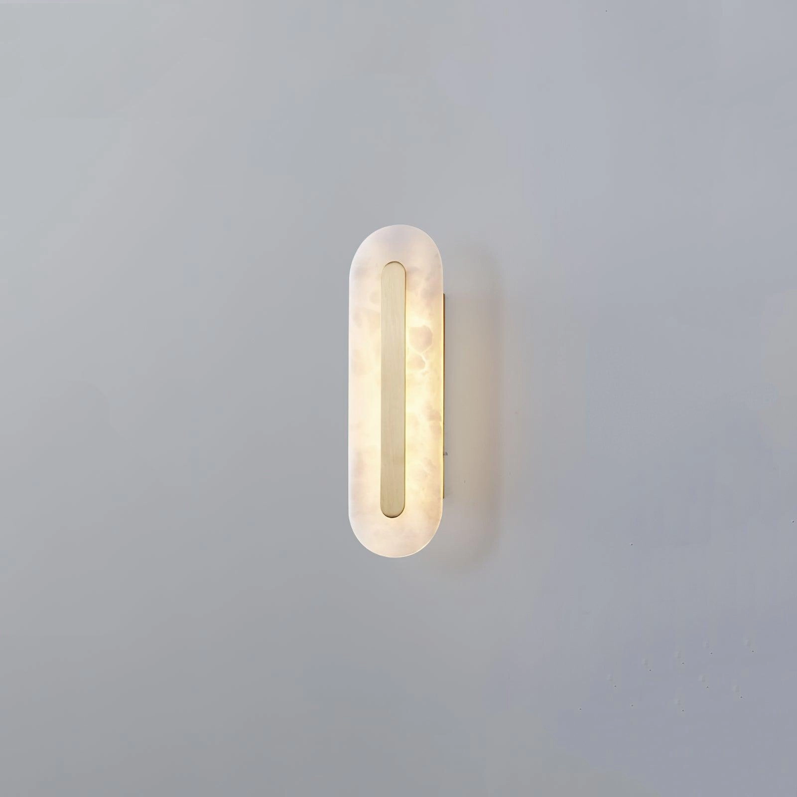 Alabaster Rounded Wall Light