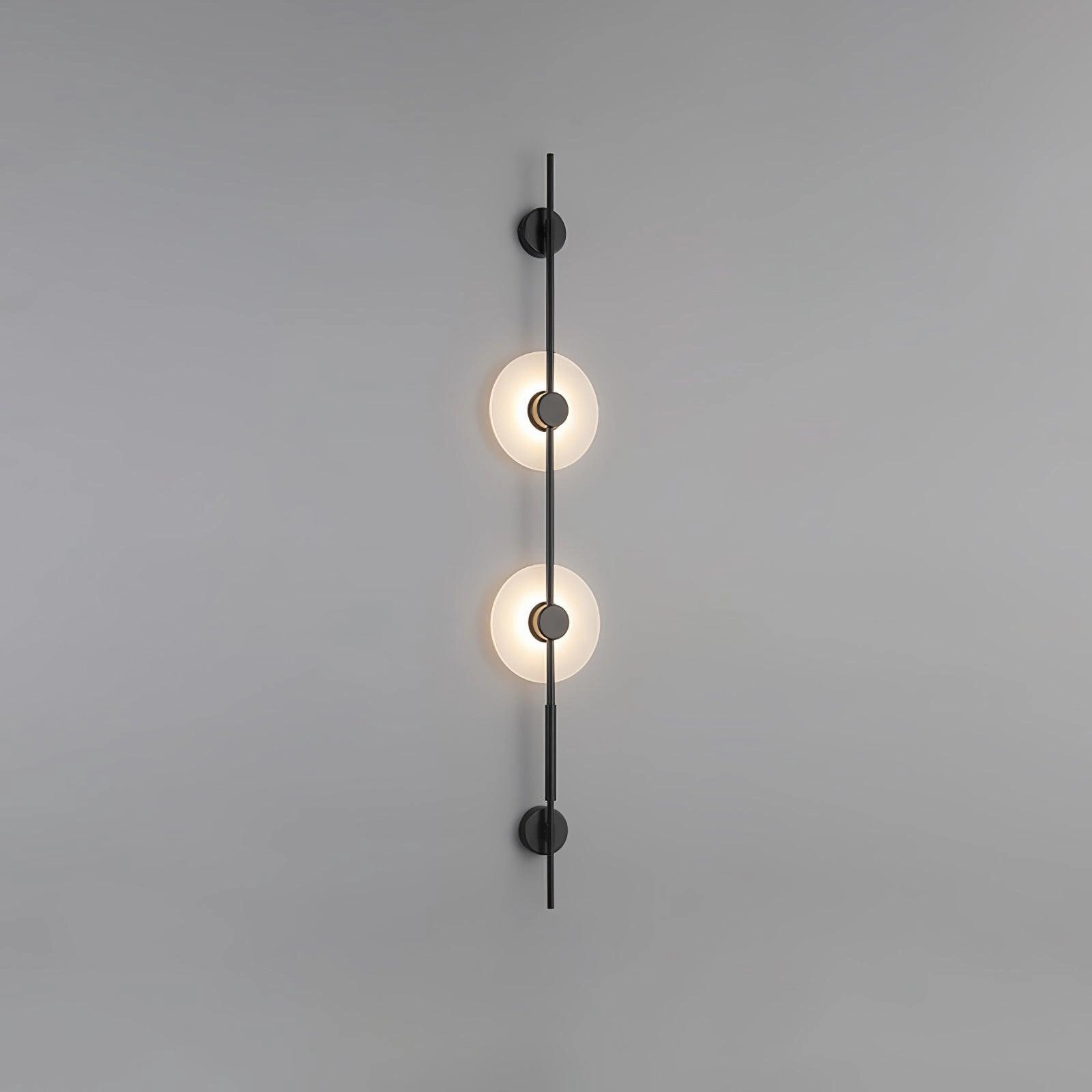 Alabaster Vertical Plug-in Wall Sconce