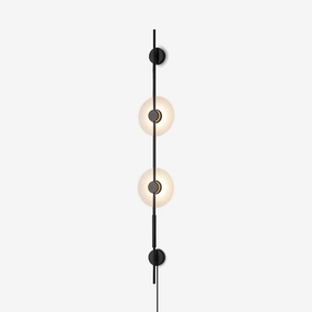 Alabaster Vertical Plug-in Wall Sconce wall sconce,wall light,home lighting
