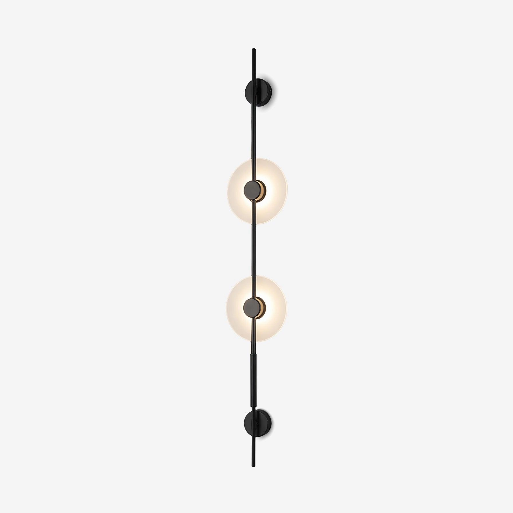 Alabaster Vertical Plug-in Wall Sconce