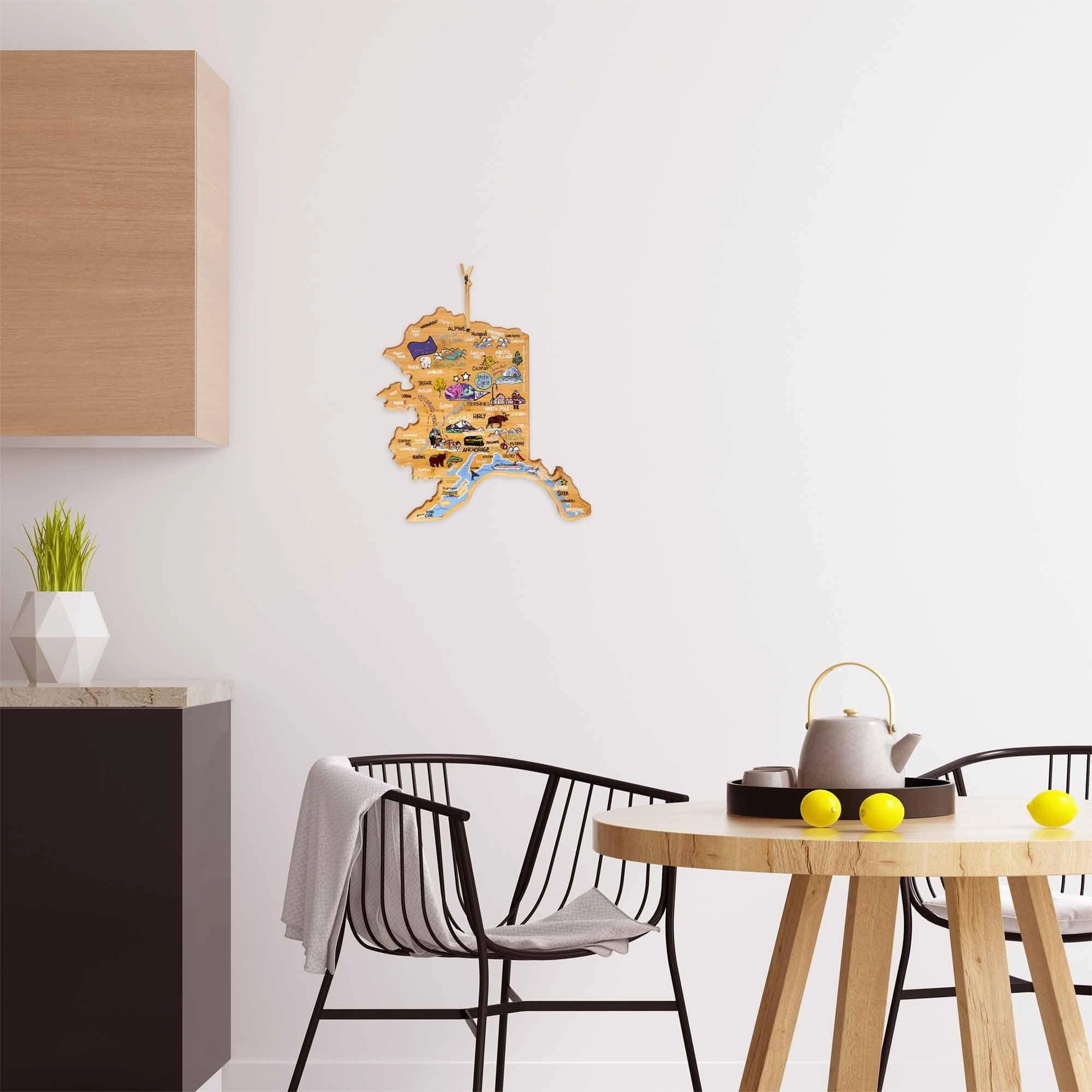 Alaska Cutting Board with Artwork by Fish Kiss